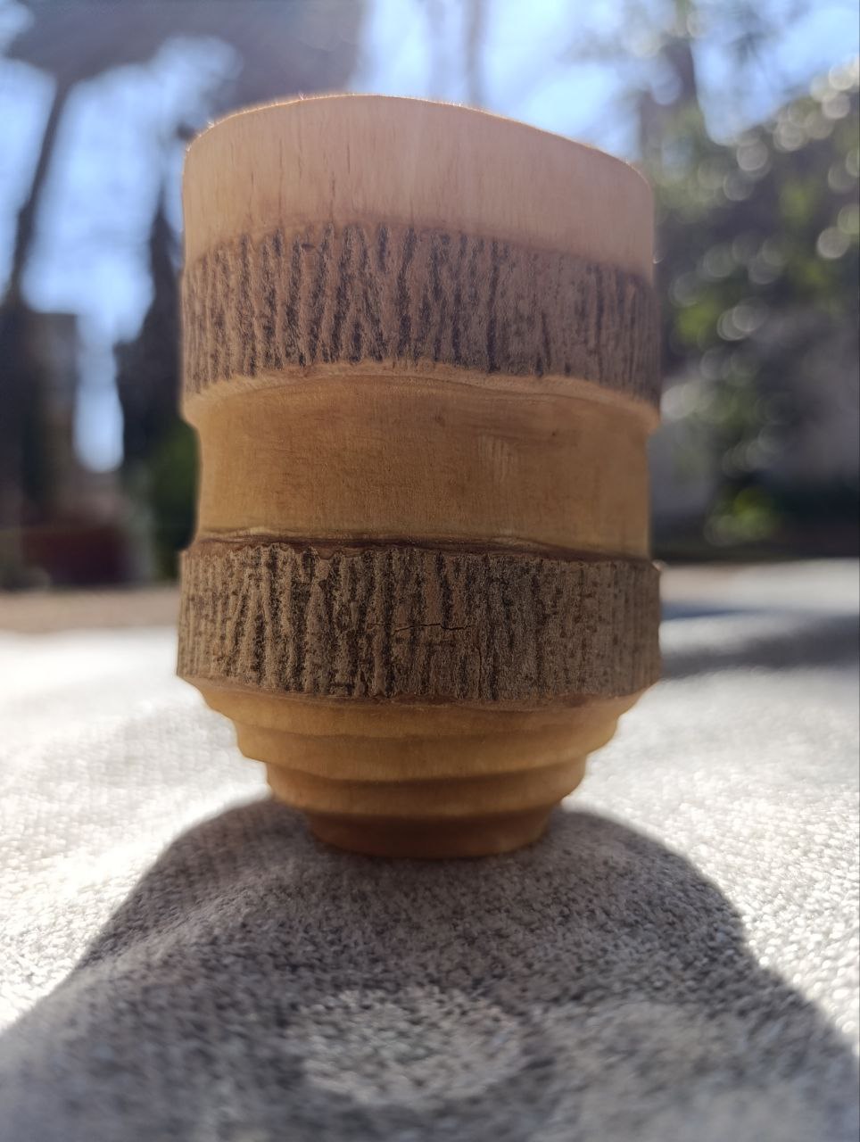 Vaso corteza elegante