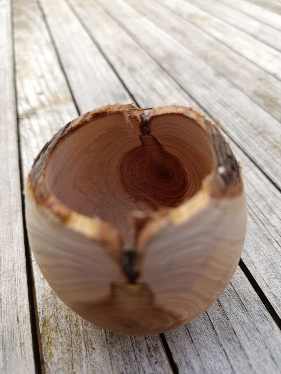 Cuenco tejo corazón